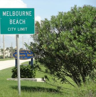 Melbourne Beach Sign